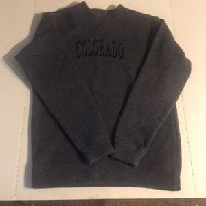 Men’s Medium Colorado Sweater Charcoal Gray